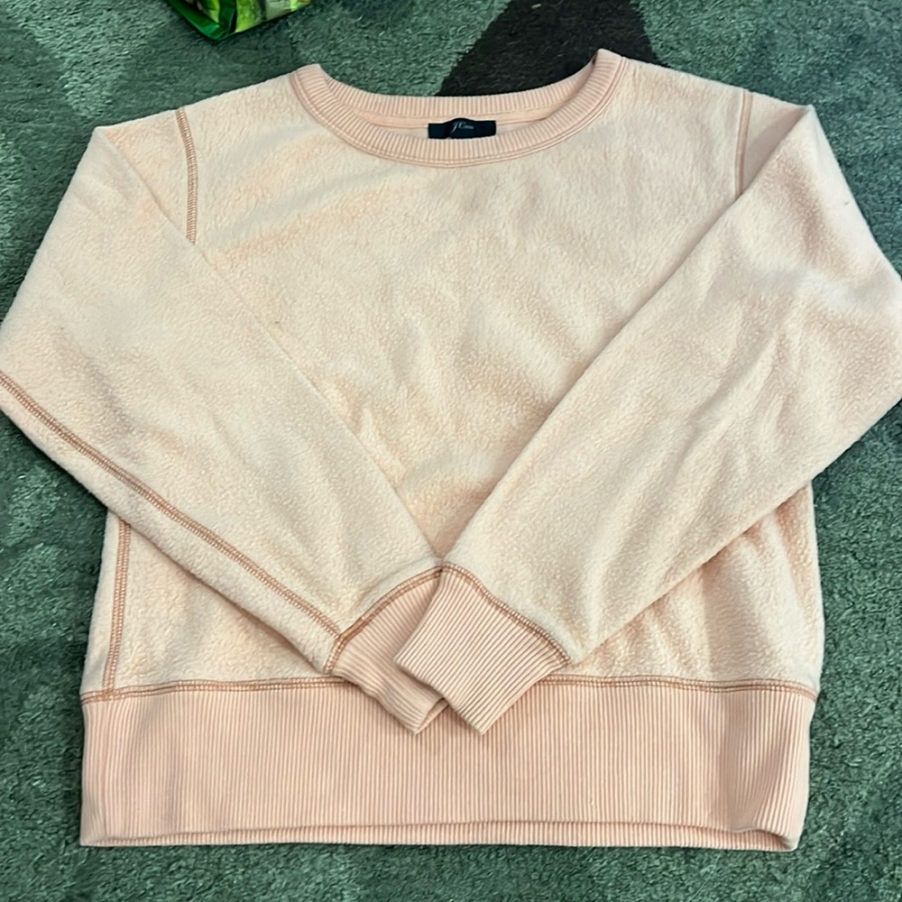 J crew orange creamsicle crewneck. Women size xxs. amazing condition